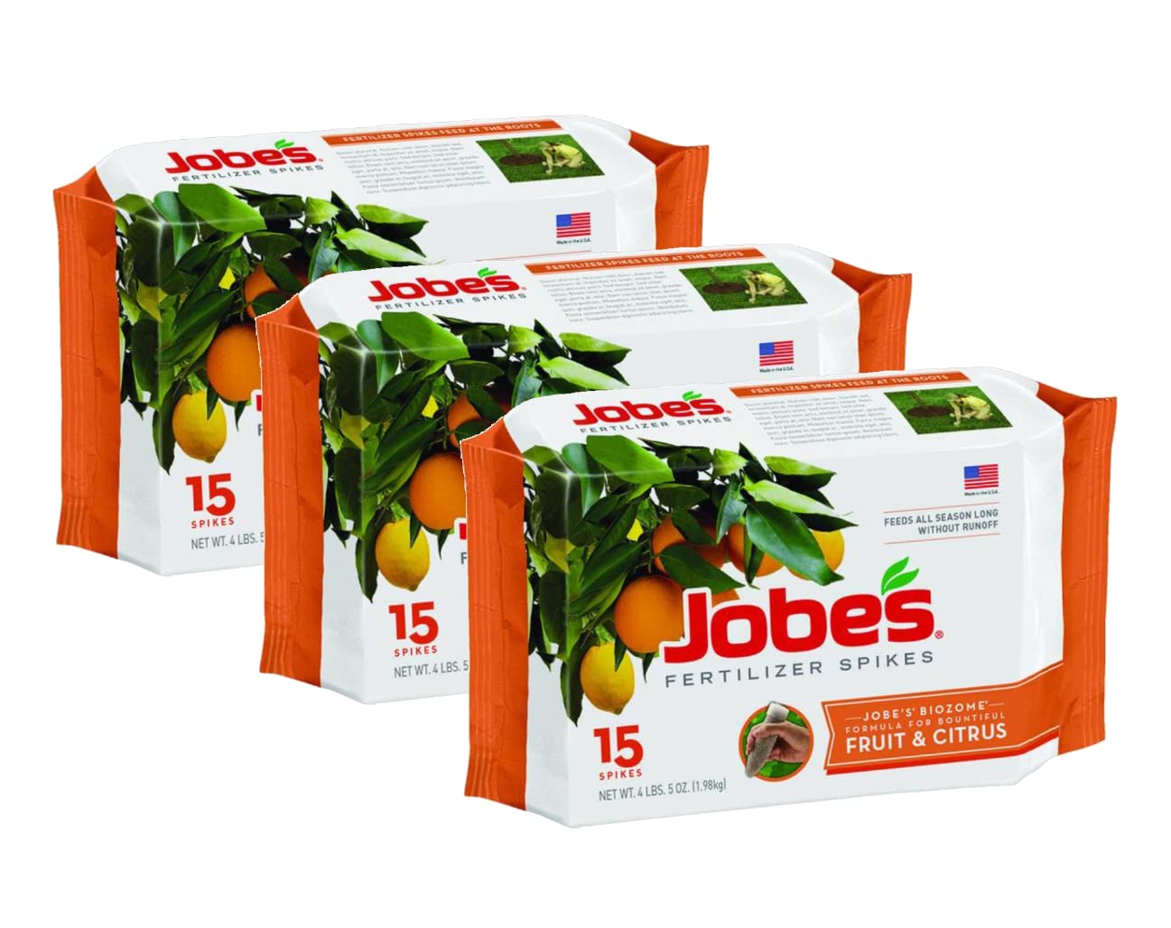 Amazon.com : Jobe's 100046754 1612 Fertilizer Spike, 15, Brown(3